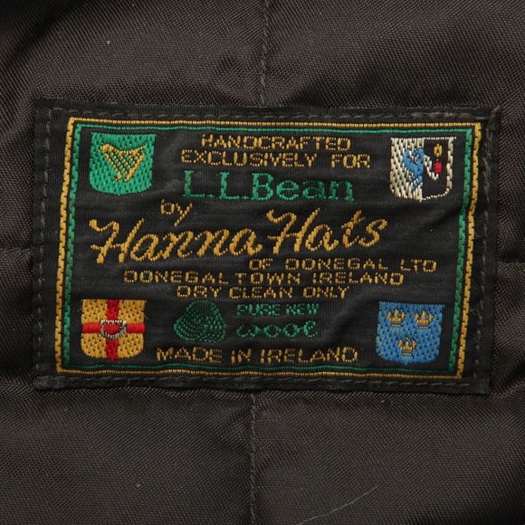 L.L.Bean Hat Cap Fitted Mens Medium Multi Tweed Patchwork Hanna Hats Ireland - Picture 8 of 10